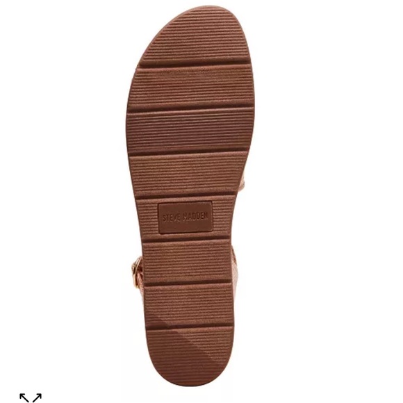 Steve Madden Little Girls Jharrlow Flat Sandals size 2 - Picture 8 of 9